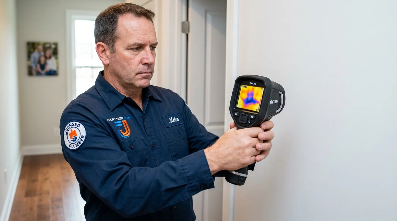 Thermal imaging leak detection by Johns Plumbing LLC in Waikoloa
